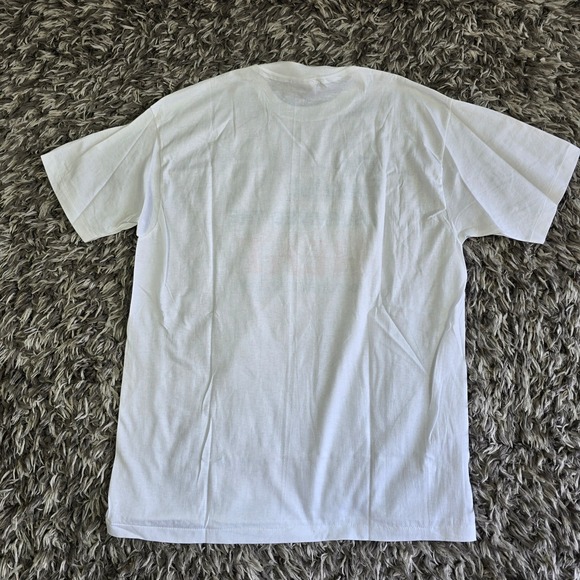 Vintage 1989 Hanes Fifty-Fifty I Survived The Heat Fashion Mall T-Shirt XL White - Picture 8 of 9